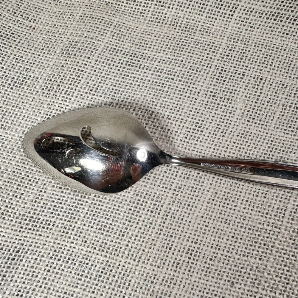 Ebbtide‎ Slotted Serving Spoon Solid Stainless Steel USA Replacement 8.5 Inch